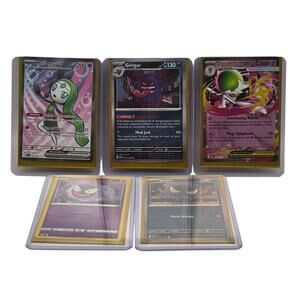 Pokemon EX & Holos Lot Of 5 NM Gengar, Gastly, Melotta, Mega Gardevoir NM Modern